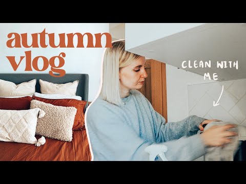 AUTUMN 2022 CLEAN & DECORATE WITH ME + cosy fall/halloween decor inspo and cleaning motivation! vlog