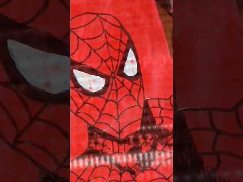 Spider Man ❤️‍🔥🤯 #shorts #youtubeshorts #art #spiderman #marvel #trending