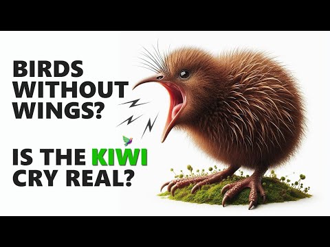 KIWI - A WINGLESS BIRD WITH A STRANGE VOCALIZATION!