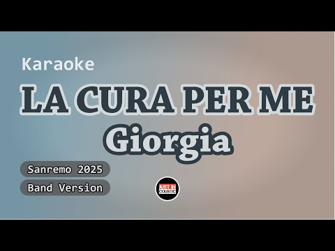 Giorgia - LA CURA PER ME Karaoke | Sanremo 2025