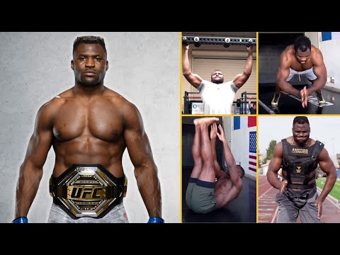 FRANCIS NGANNOU - SON ENTRAINEMENT DINGUE 🔥