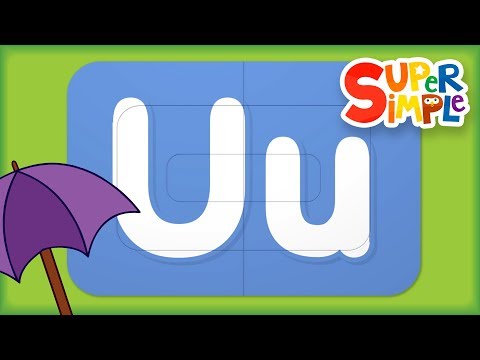 Learn Letter U | Turn And Learn ABCs | Super Simple ABCs | ​​🌈 Super Simple ABCs