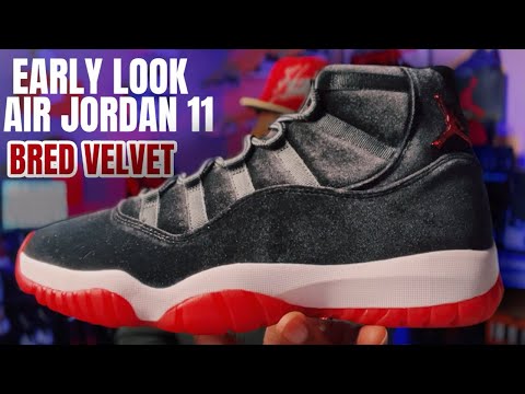 EARLY LOOK AT THE AIR JORDAN  11 BRED VELVET 🤯🤯 WiLL THESE SELL OUT ?  - 3RD PARTY REVIEW