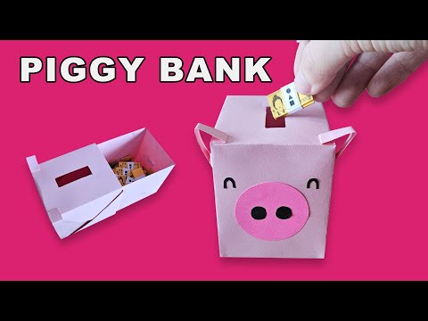 Paper Piggy Bank - Tutorial | Squid Game |  Coin Bank |  Savings Bank