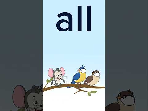 Kindergarten Sight Words: All | ABCmouse #learning #education #sightwordsforkids #kindergarten