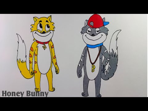 honey Bunny drawing easy/honey Bunny drawing step by step#honey Bunny #drawing