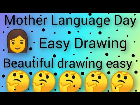 #motherlanguagedaydrawing/#internationalmotherlanguagedaydrawing /mother language day drawing easy.