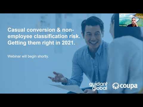 Casual conversion & Non-employee classification risk. Getting them right in 2021.