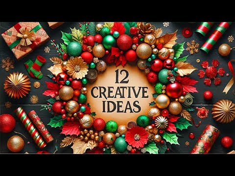 12  IDEAS🎄DIY Christmas Crafts Ideas🎄Christmas Tree Ornaments🎄Christmas decoration ideas for home