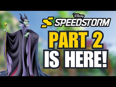 Part 2 of Season 9 of Disney Speedstorm is Here!! New Racers, First Look at Maleficent & More!