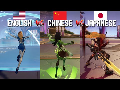 (ENG vs CN vs JPN) All Marvel Rivals Ultimates Showcase