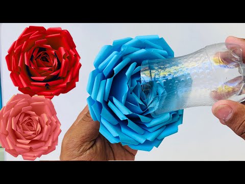 How to make a Rose using paper | DIY Paper rose tutorial Step by Step