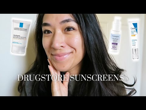 3 DRUGSTORE SUNSCREENS I'VE TESTED  |  OILY COMBINATION SKIN