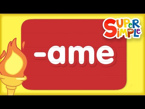 Word Family “ame” | Turn & Learn ABCs | Preschool Learning