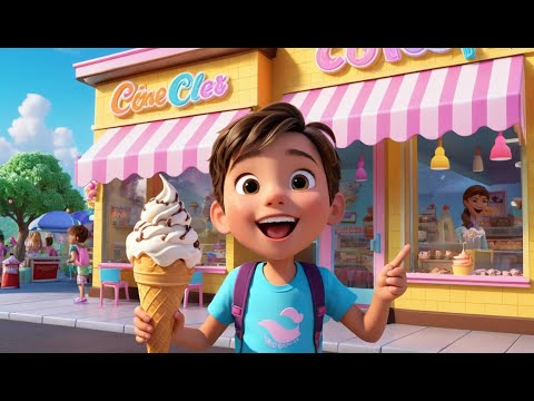 The Ice Cream Bridge Melts Away | Fun Nursery Rhyme for Kids | Sing-Along Song