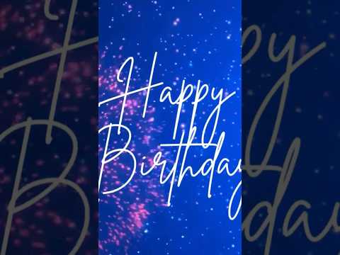 Happy Birthday | Blue Background #happybackground #happybirthday #brithdaybackground #tvbackground