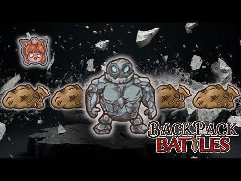 最近妙に増えているゴーレム君と石塁【Backpack Battles / BpB #210】