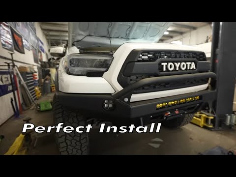 How to Install a Tacoma Aftermarket Metal Bumper Without Cutting Your Factory Bumper!