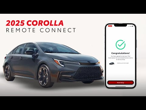 2025 Toyota Corolla: How to Use Remote Connect With Toyota App | Toyota Corolla Drive-Off Essentials