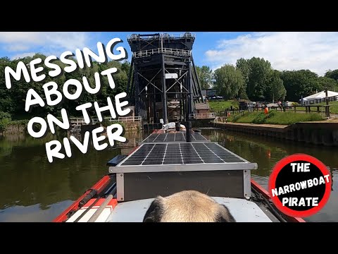 Thrashing my old lister narrowboat engine on the River Weaver [Ep 4]