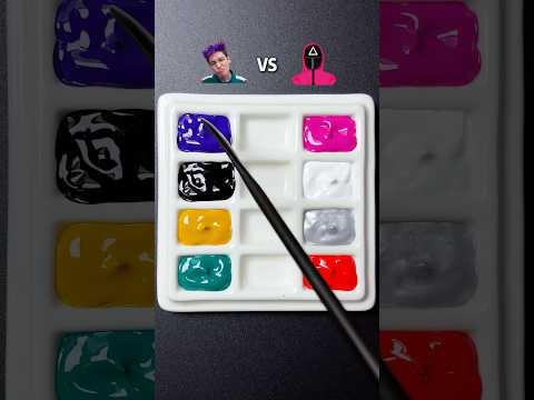 Guess the mixed color of Squid Game #satisfying #sharkzhan #relaxing #squidgame2