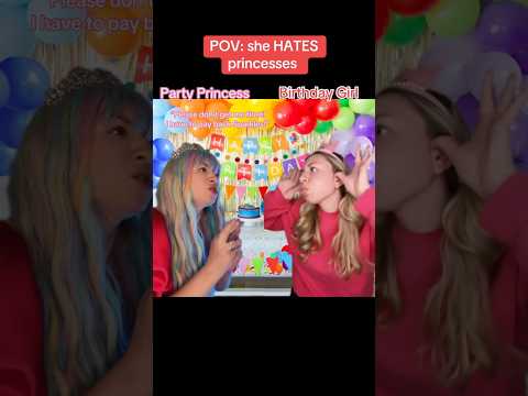 POV: She HATES princesses (modern family lily) #modernfamily #shorts #skit