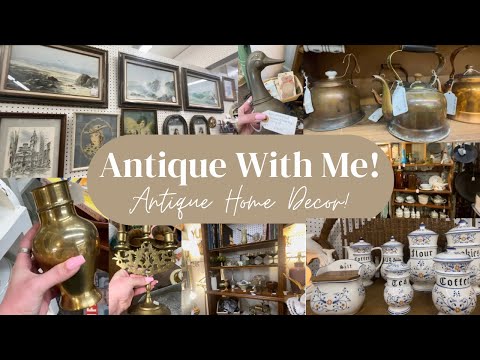 Antique Shop With Me! Antique Home Decor Finds!