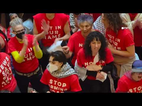 Protesters Occupy Trump Tower in NYC to "Free Mahmoud Khalil cMarch 13, 2025