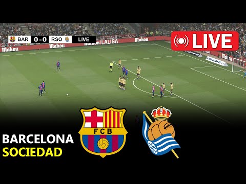 Barcelona vs Real Sociedad | La Liga 2024/25 | eFootball pes 21 gameplay