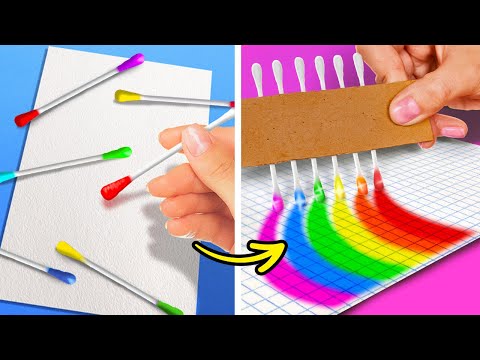 ART SCHOOL GAMES || Funny Color Challenges And Drawing Hacks by 123 GO! Galaxy