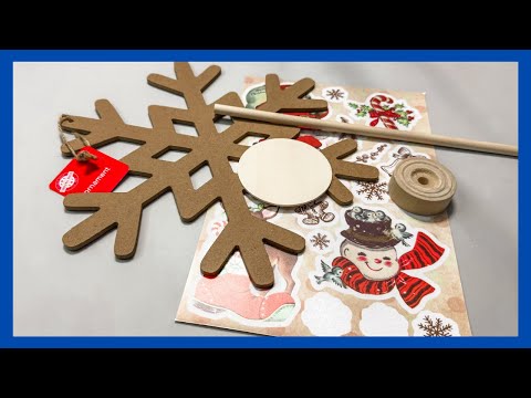 Snowflake Shelf Sitter DIY || Winter Decor || Just 1 Quick Craft