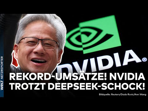 UMSATZHAMMER BEI NVIDIA: Chipkonzern trotzt Deepseek-Schock! Erlöse steigen um fast 80 Prozent!