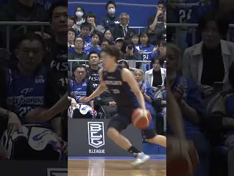 ぬるっと抜けていく #おでんくん の技ありドライブ！ #西田優大 #シーホース三河 #Bリーグ #バスケ