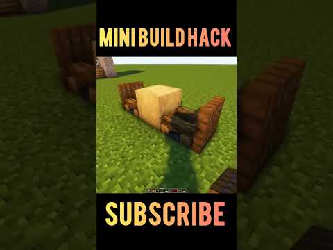 Viral Build Hack in Minecraft #minecraftshorts #youtibeshorts #shorts #minecraftbuildideas