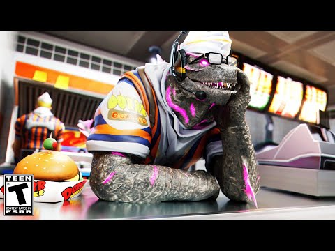 Godzilla's NORMAL LIFE before the MONSTER.. Fortnite