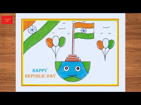 Republic Day Drawing Easy Steps || Republic Day Drawing For Beginners || Republic Day 2025