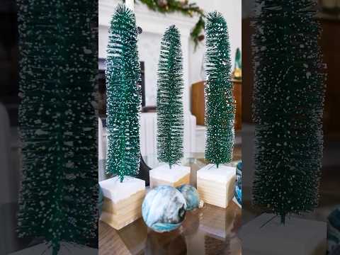 DIY Bottle Brush Trees