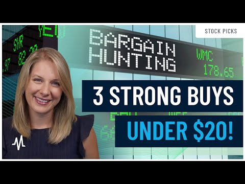 Top 3 Stocks Under $20 with Strong Buy Ratings and Growth Potential