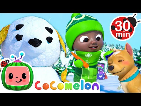 Let's Build a Snow Friend⛄ | Cocomelon - Cody Time | Kids Cartoons & Nursery Rhymes | Moonbug Kids