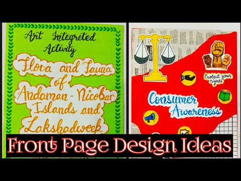 Front Page Ideas/Front Page Design /Front Page Design Ideas/Front Page Design for School Project