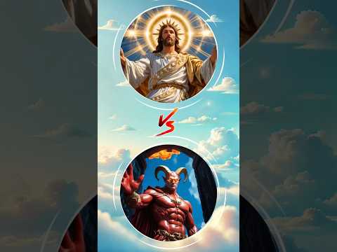 Jesus Vs Satan! Subcribe if you choose God #jesus #god #jesuschrist #jesusvssatan #jesusvsdevil