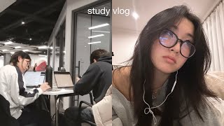 3AM Study Vlog 💤: 52 hours of studying (no sleep), finals cramming, crashing out with friends