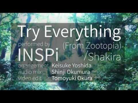 【本気でやってみた】Try Everything/Shakira（映画「Zootopia」Theme）INSPi