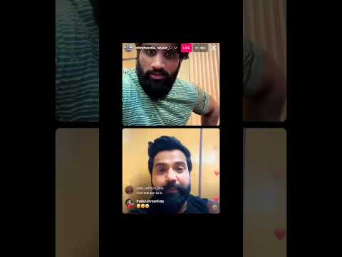 Rajveer Shishodia Talk About Rajat Dala And Sena live in Instagram #shorts #shortvideo #instagram