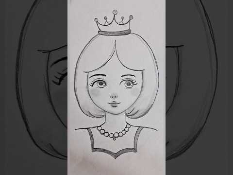 #queen #anime #simpledrawing #drawingtutorials #animegirl #reine