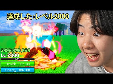 ついに2000レベルに到達したら..【ブロックスフルーツ / BloxFruits】【パート22】