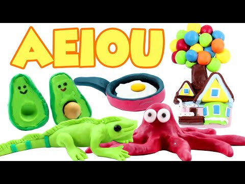 Vowel Sounds! A E I O U | Learn the Alphabet | Vowel Sounds Compilation for Kids