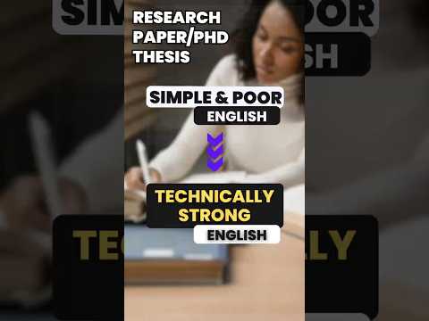 Rough Draft to Polished Research Paper/PhD Thesis #researchpaper #phd #shorts