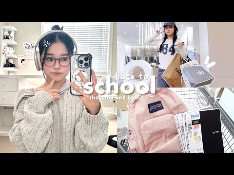 BACK TO SCHOOL SHOPPING FOR COLLEGE🥯(Cute clothes and supplies)