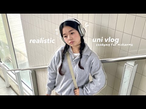 PRODUCTIVE STUDY VLOG📁: cramming for midterms, school clubs, room make-over, etc...